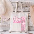 Senior 2026 Class Of 2026 Coquette Bow Graduation 2026 Canvas Tote Bag