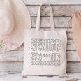 Senior 2026 Class Of 2026 School Year Graduation Men Women Canvas Tote Bag