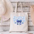 Senior 2026 Class Of 2026 Toile Coquette Bow Graduation 2026 Canvas Tote Bag
