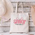 Senior 2026 Coquette Pink Bow Graduation 2026 Class Of 2026 Canvas Tote Bag