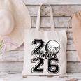 Senior 2026 Golf Player Heart Graduation Girls Teens Canvas Tote Bag