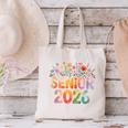 Senior 2026 Groovy Retro Grad Class Of 2026 Graduation Kids Canvas Tote Bag