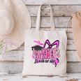 Senior 2027 Class Of 2027 Coquette Girl Pink Graduation 2027 Canvas Tote Bag