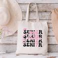 Senior 2027 Class Of 2027 Coquette Pink Bow Graduation 2027 Canvas Tote Bag