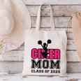 Senior Cheerleader Mom Cheer Class Of 2025 Graduation Women Canvas Tote Bag
