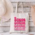 Senior Class Of 2026 Pink Coquette Bow Graduation 2026 Canvas Tote Bag