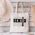 Senior Class Of 2026 Varsity Text Graduation Canvas Tote Bag