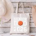 Senior Dad Class Of 2026 Cute Basketball Dad Graduation 2026 Canvas Tote Bag