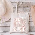 Senior Dad Class Of 2026 Graduate Baseball 2026 Graduation Canvas Tote Bag