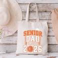Senior Dad Class Of 2026 Graduate Basketball Graduation 2026 Canvas Tote Bag