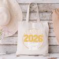 Senior Dad Class Of 2026 Purple Retro Vintage Graduation Canvas Tote Bag