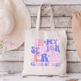 In My Senior Era Class Of 2025 Groovy Senior 2025 Graduation Canvas Tote Bag