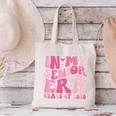 In My Senior Era Class Of 2026 Retro Senior 2026 Graduation Canvas Tote Bag