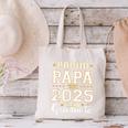 Senior Graduation Proud Papa 2025 Graduate Class Matching Canvas Tote Bag