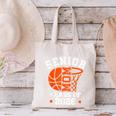 Senior Mom Class Of 2026 Basketball Graduation Canvas Tote Bag