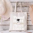 Senior Mom Class Of 2026 Soccer Mom Graduation Canvas Tote Bag
