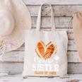 Senior Sister Class Of 2026 Basketball Graduation Heart Canvas Tote Bag