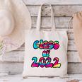 Senior Year 2022 Class Of 2022 Graduation Tie Dye Groovy Canvas Tote Bag
