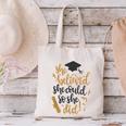 She Believed She Could So She Did Graduation Shirt Canvas Tote Bag