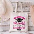 She Believed She Could So She Mastered It Graduation Canvas Tote Bag