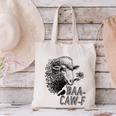 Sheep Baa Crow Caw Back Off Pun Tee For Introverts & Teens Canvas Tote Bag