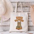 SHHH Happens Librarian Cat Books Library Canvas Tote Bag