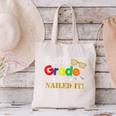 Sixth 6th Grade 2018 Nailed It Graduation Shirt Canvas Tote Bag