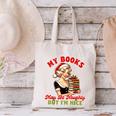 Smut Reader Christmas My Books May Be Naughty But I'm Nice Canvas Tote Bag