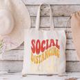 Social Distancing Expert Introvert Canvas Tote Bag
