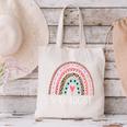 Sociologist Sociology Teacher Graduation Rainbow Canvas Tote Bag