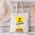 Star Graduate Second Grade Graduation Trophy Cup Canvas Tote Bag