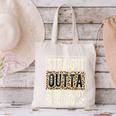 Straight Outta Cosmetology School Leopard Graduation Canvas Tote Bag