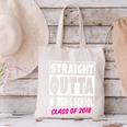 Straight Outta Nursing School Class Of 2018 Graduation Canvas Tote Bag