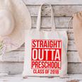 Straight Outta Preschool Graduation Class Of 2018 Canvas Tote Bag