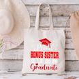 Super Proud Bonus Sister Of 2025 Graduate Graduation Family Canvas Tote Bag
