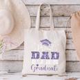Super Proud Dad Of 2026 Graduate Senior Graduation Family Canvas Tote Bag