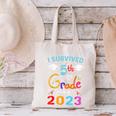 I Survived 5th Grade Graduation Class 2023 Elementary Canvas Tote Bag