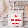 I Survived My Brother's High School Diploma Graduation Canvas Tote Bag