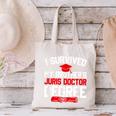 I Survived My Brother's Juris Doctor Degree Graduation Canvas Tote Bag