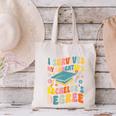 i Survived My Daughter's Bachelors Degree Groovy Graduation Canvas Tote Bag