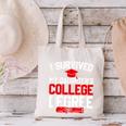 I Survived My Daughter's College Degree College Graduation Canvas Tote Bag