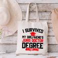 I Survived My Girlfriend's Juris Doctor Degree Graduation Canvas Tote Bag