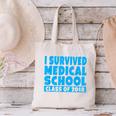 I Survived Medical School Class Of 2018 Graduation Canvas Tote Bag