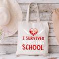I Survived Nursing School Graduation Cool Canvas Tote Bag