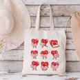 Teacher Valentines Day Reading Book Lover Bookworm Library Canvas Tote Bag