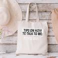 Tips On How To Talk To Me Please Don't Introvert Canvas Tote Bag Tips On How To Talk To Me Please Don't Introvert Canvas Tote Bag