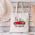 Tis The Season Holiday Nostalgia Red Truck Canvas Tote Bag Tis The Season Holiday Nostalgia Red Truck Canvas Tote Bag