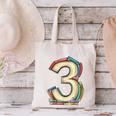 Toddler 3rd Birthday Books Themed 3 Year Old Boys Kids Girls Canvas Tote Bag
