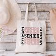 Track Senior Night Track Senior 2025 Graduation 60 Canvas Tote Bag