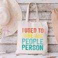 I Used To Be A People Person I Introvert Canvas Tote Bag I Used To Be A People Person I Introvert Canvas Tote Bag
